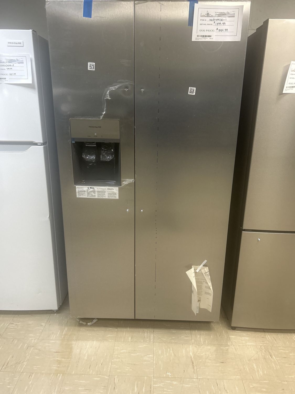 Frigidaire 22.3 Cu. Ft. 33&#39;&#39; Standard Depth Side By Side Refrigerator - 1
