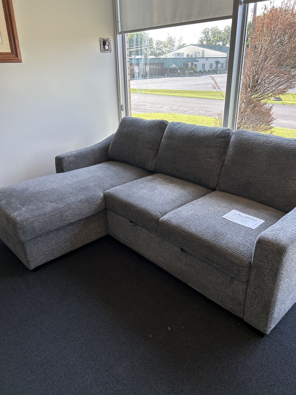 ARIA SOFA CHAISE GRAY - 16