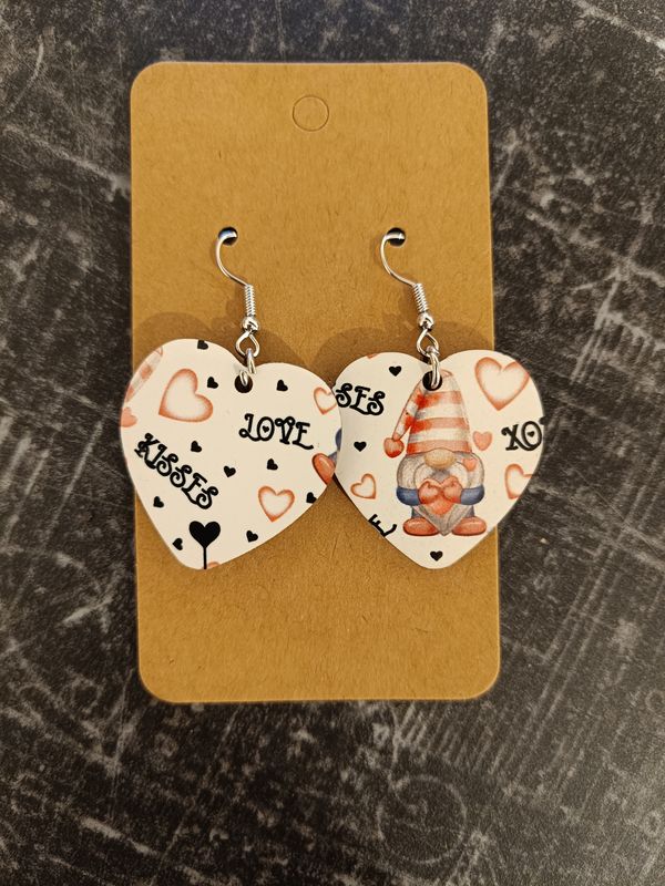 Boucle d'oreille amour