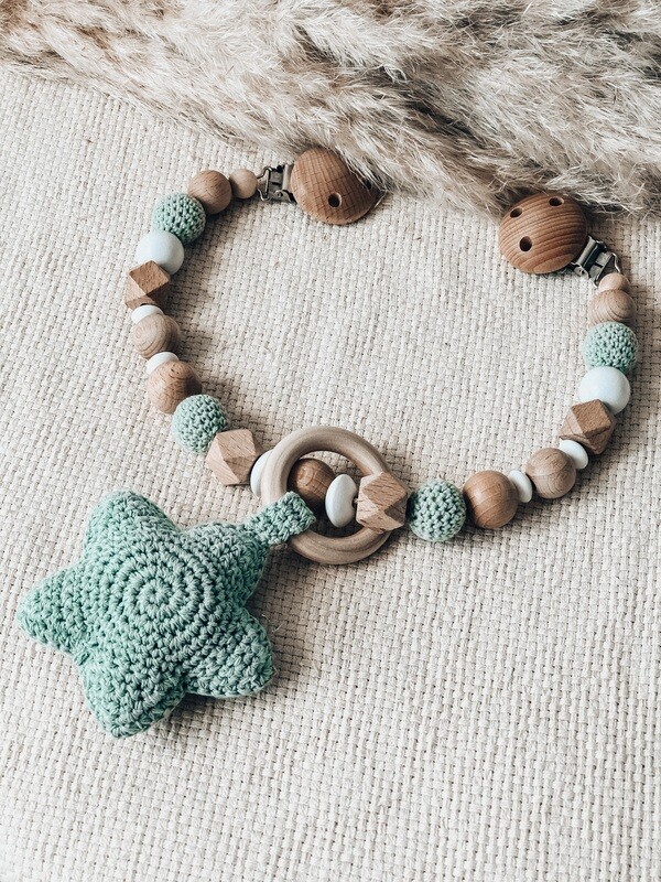 Kette für Babyschale / Mint