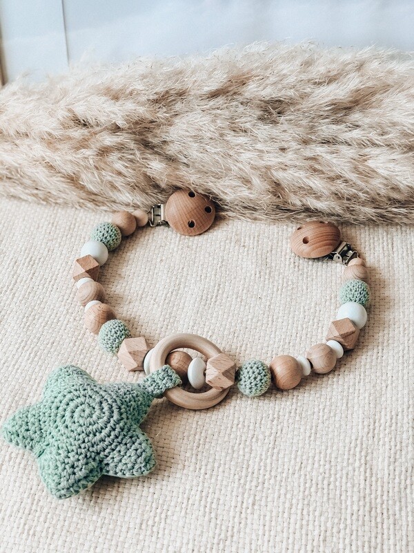 Kette für Babyschale / Mint