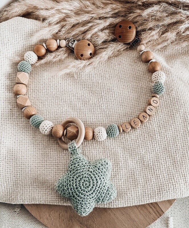 Kinderwagenkette Mint