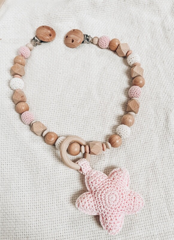 Kinderwagenkette Rosa