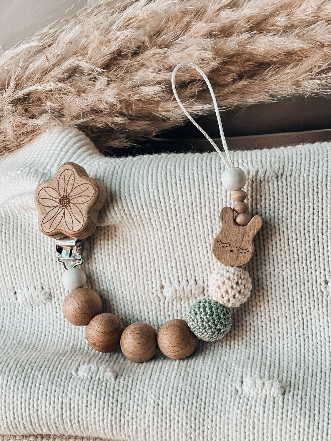 Hase Schnullerkette