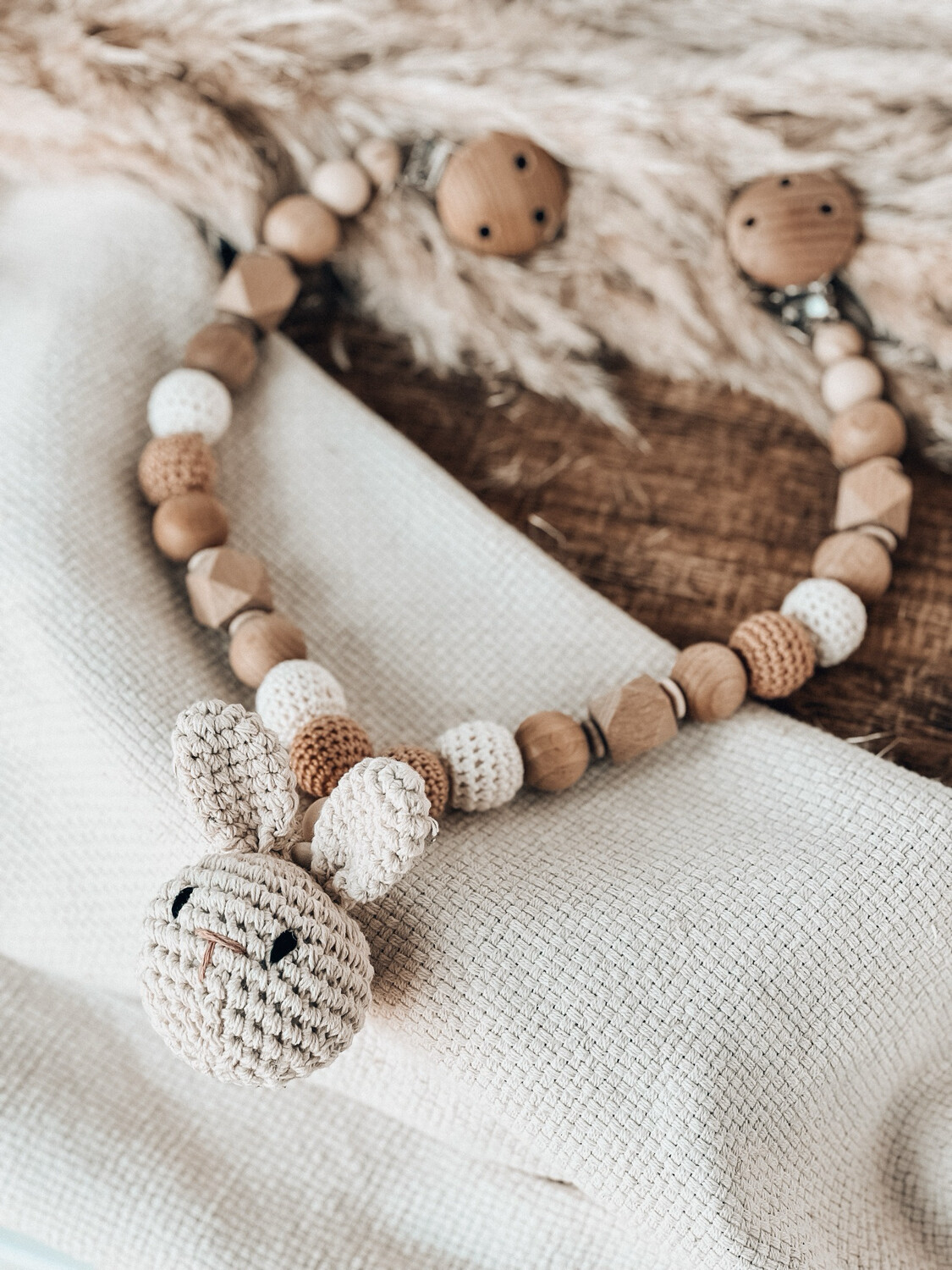 Kinderwagenkette Hase