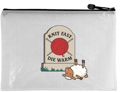 Snarky Bag - Knit Fast Die Warm