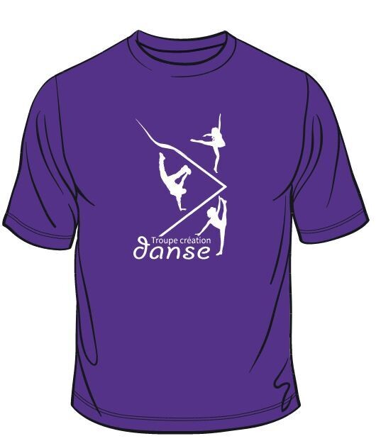 Chandail à Manche courte  100% Polyester Homme et Femme