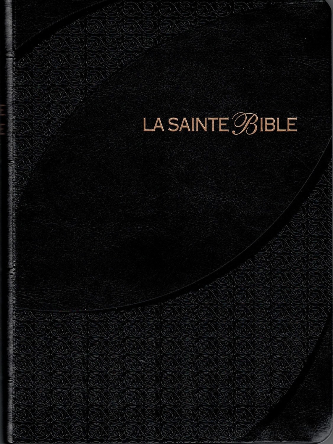 BIBLE SG 1910 GROS CARACTÈRES NOIRE AVEC ONGLETS