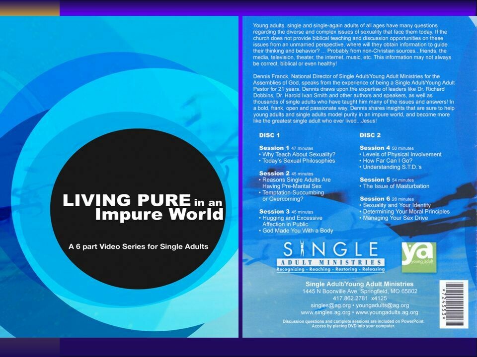 DVD LIVING PURE IN AN IMPURE WORLD