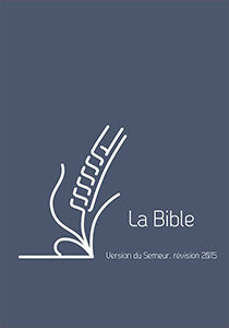 BIBLE DU SEMEUR 2015, RELIÉ, COUVERTURE RIGIDE LIN BLEU