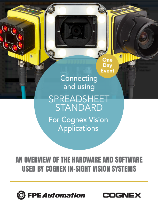 Cognex Spreadsheet Standard Training