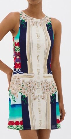 MUMA World 100% Organic Silk Riviera Electra Maxi Dress