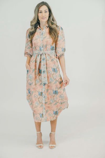 Victoria Dunn Mardelle Dress in Blush Bouquet