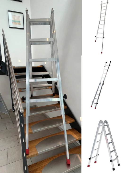 Gödde Treppenleiter 2 x 5 Stufen (Anlegeleiter, Stehleiter, Treppenleiter) 20 % Jubiläumsrabatt bis 09.02.2025 Gödde Treppenleiter 2 x 5 Stufen (Anlegeleiter, Stehleiter, Treppenleiter) 20 % Jubiläumsrabatt bis 09.02.2025