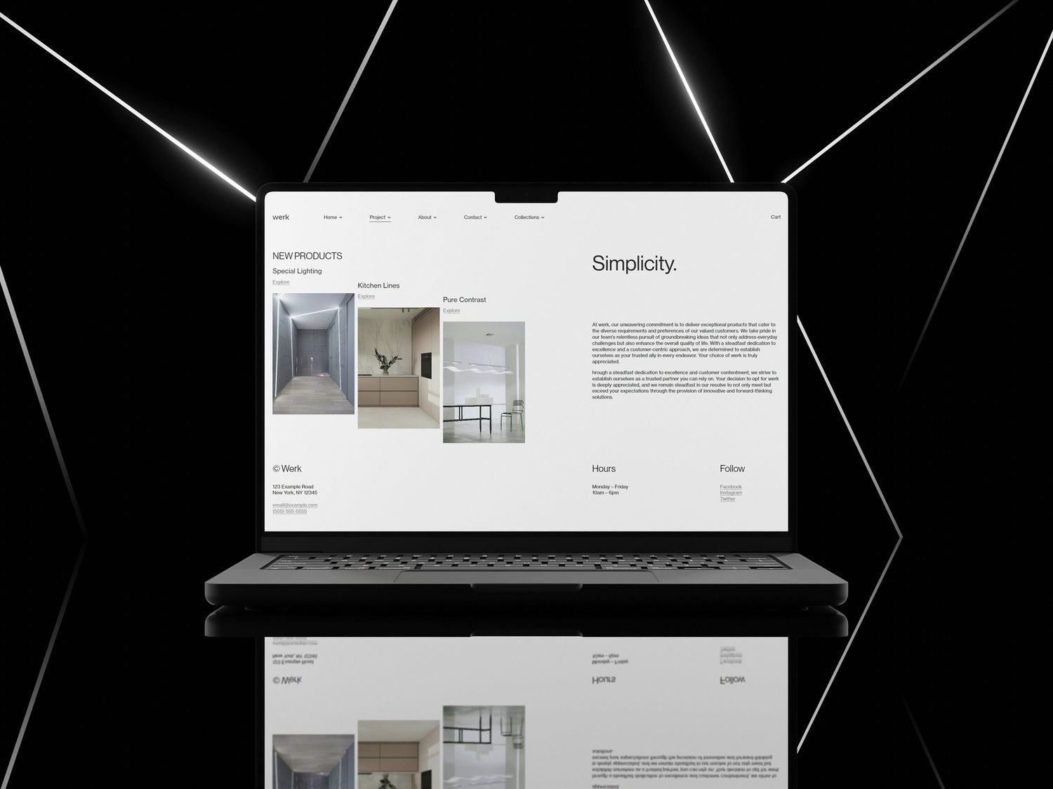 Werk Squarespace Website Template