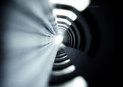 Light Throughout the Tunnel - Photograph by Omer Juma