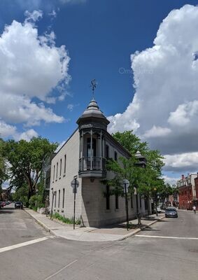 Home on the Intersection, Plateau Montreal - Photograph by Omer Juma