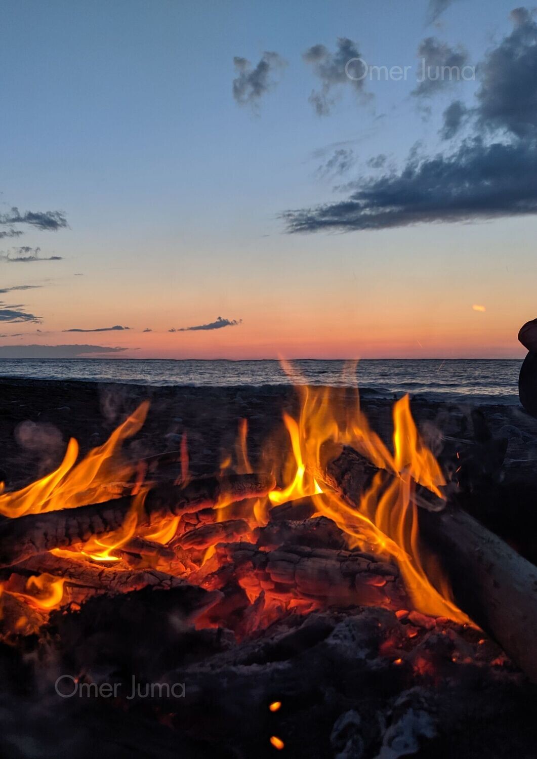 Embrace the Embers - Photograph by Omer Juma