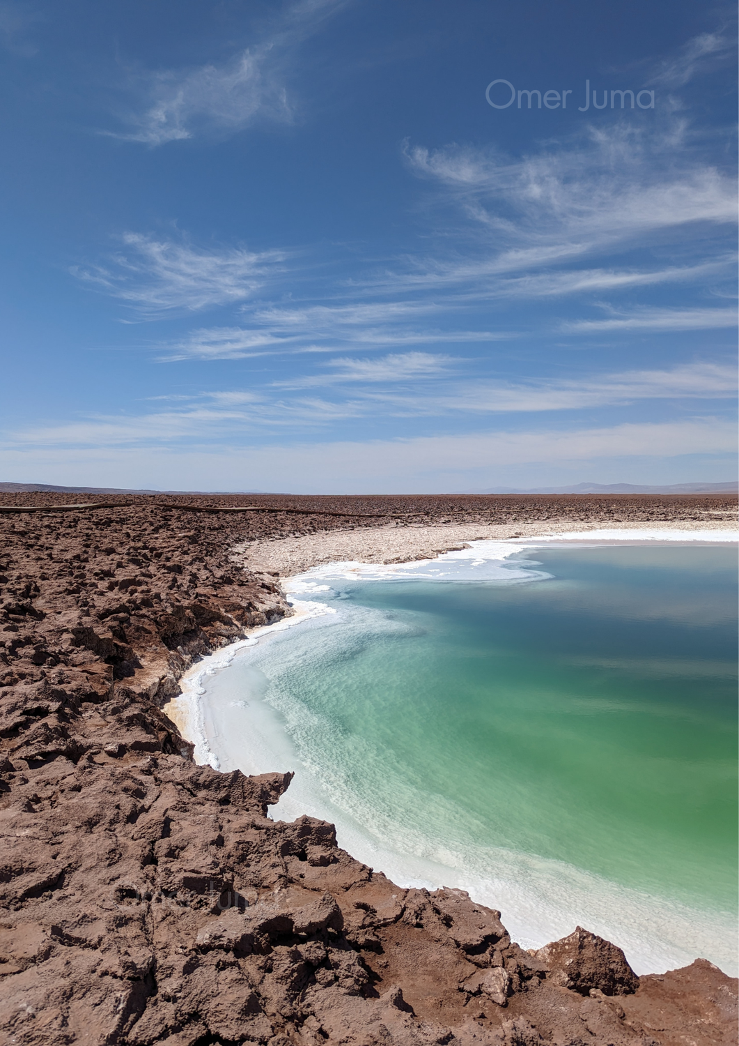 Salt Bay, Atacama Desert, Chile - Photograph by Omer Juma