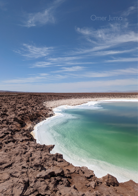 Salt Bay, Atacama Desert, Chile - Photograph by Omer Juma