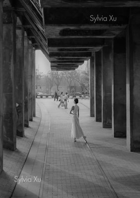 Dancing, Shanghai - Photograph by Sylvia Xu