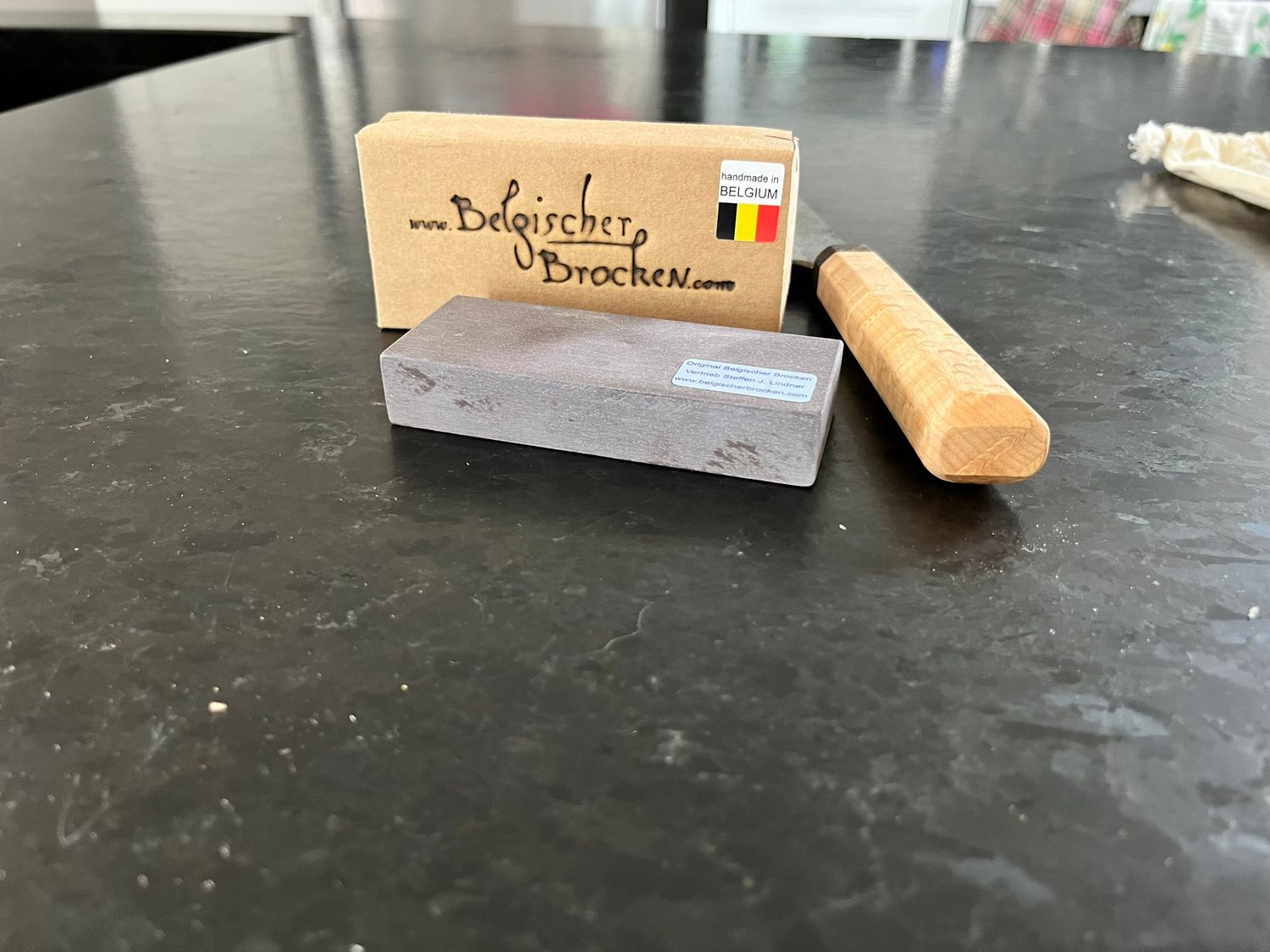 DELUXE Belgian Blue Coticule sharpening stone 100X40 mm