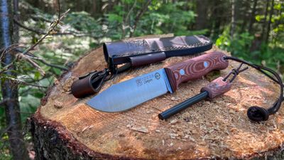 Camp knife CM112-P Campero with firesteel - Cuchillería Joker