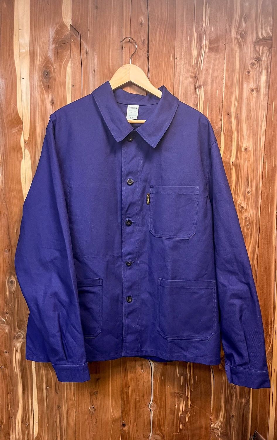 Navy 100% coton Work Jacket - Le Laboureur