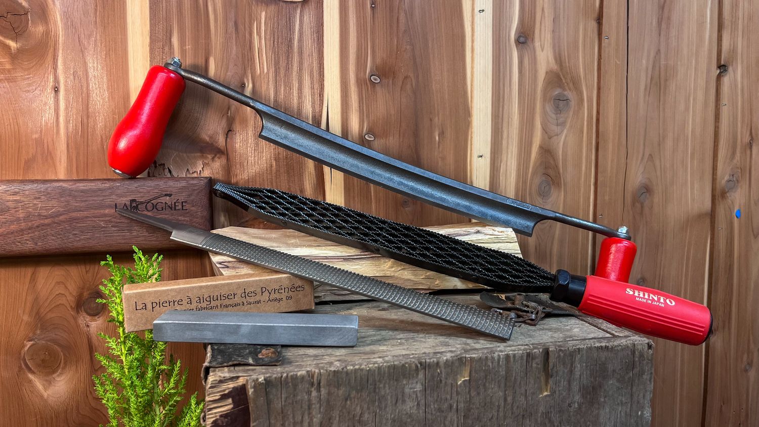 Quartet of tools for woodworking