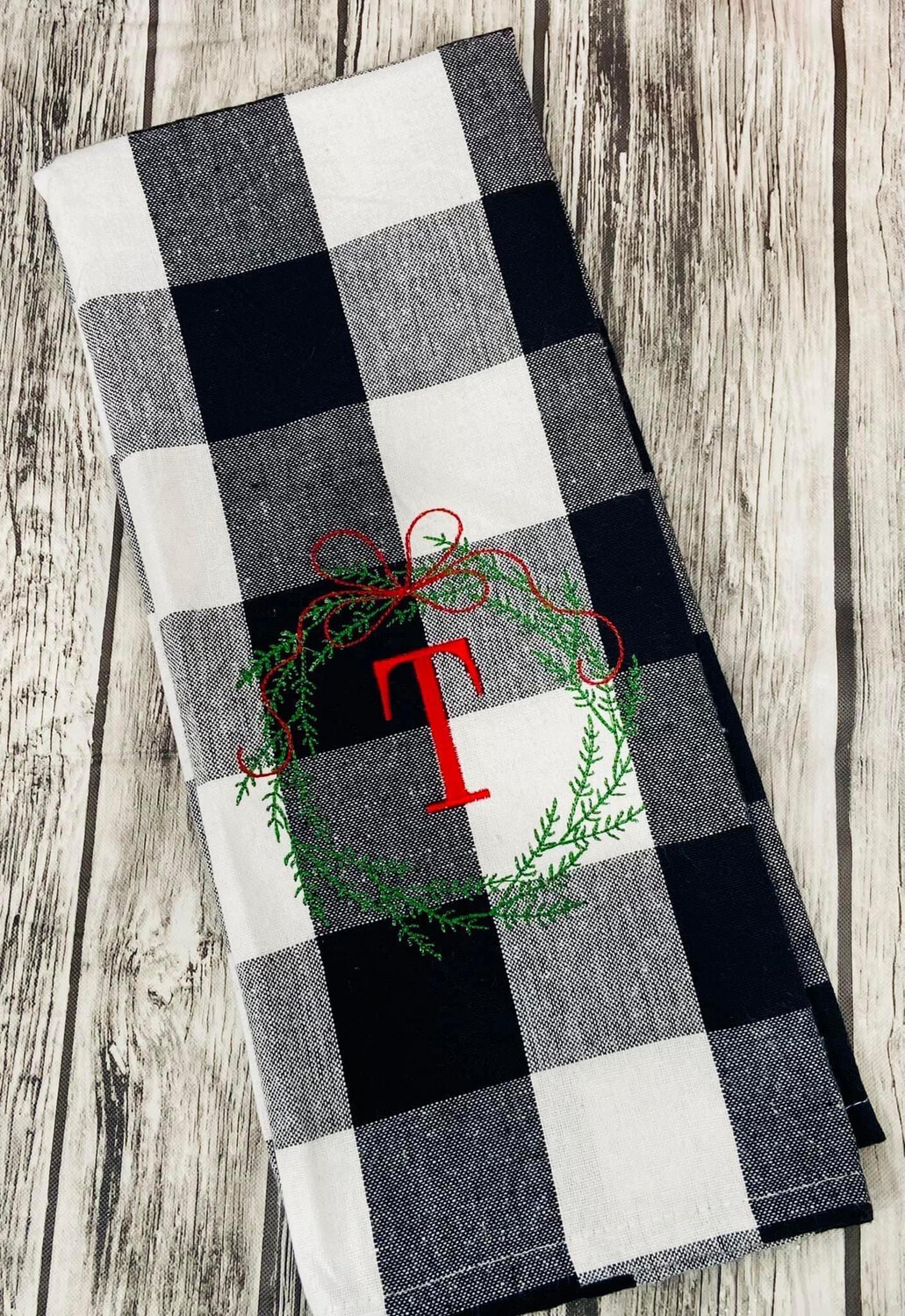 Buffalo Check Christmas Towel