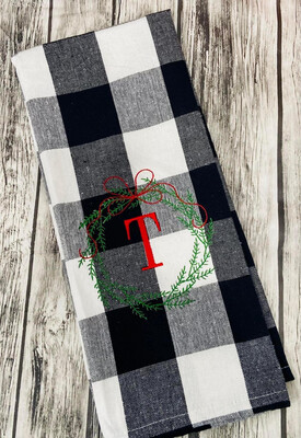 Buffalo Check Christmas Towel