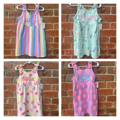 Embroidered Sun dresses