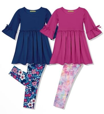 Embroidered Tunic And Leggings