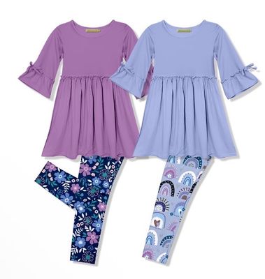 Embroidered Tunic And Leggings