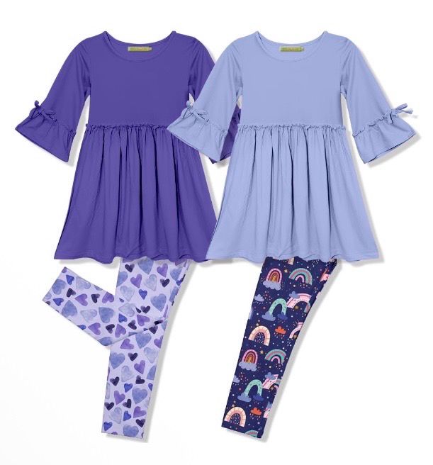 Embroidered Tunic And Leggings