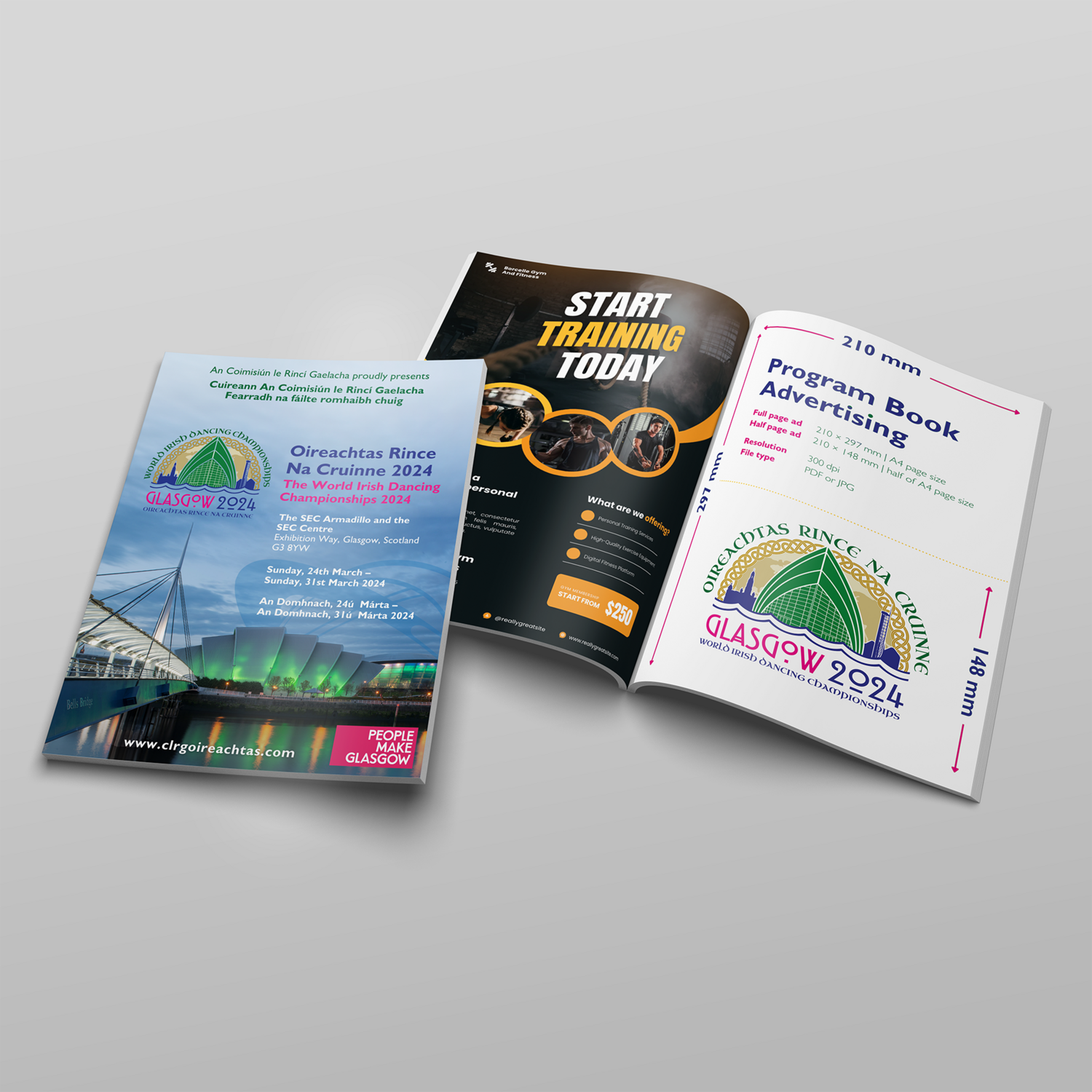 CLRG All Irelands 2024 Print Advertisements