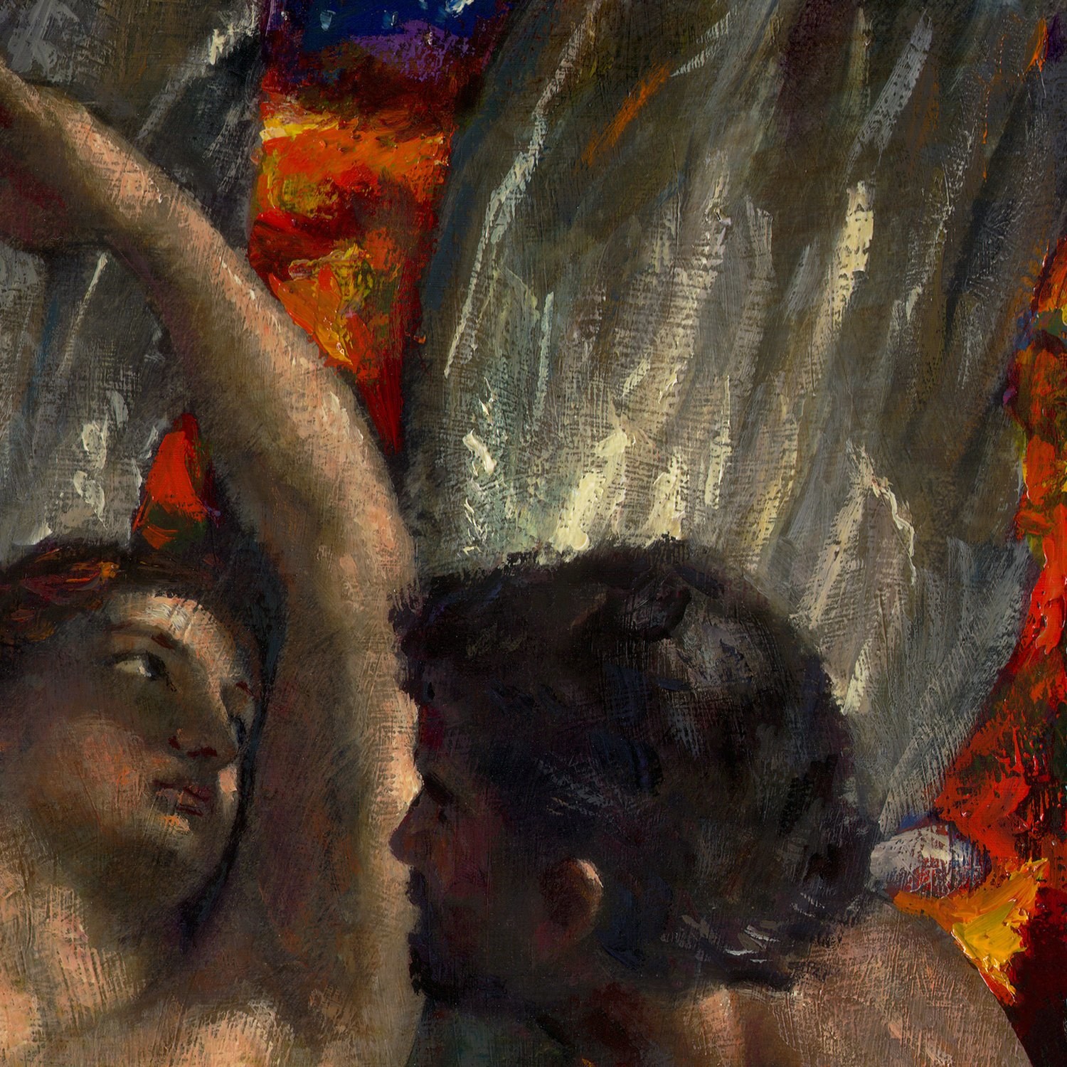 "Daedalus and Icarus " Original Painting