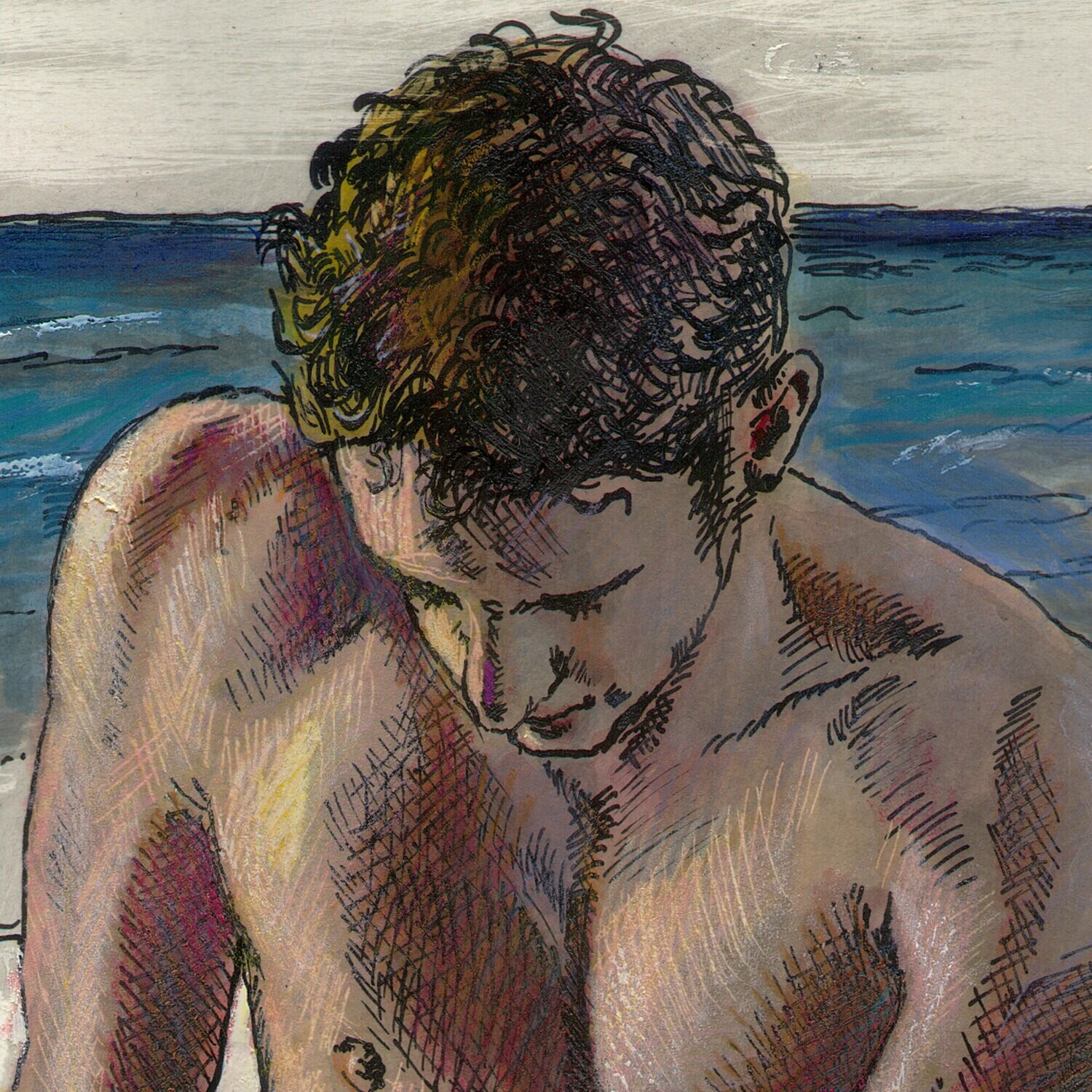 "Aviators" Original Work on Paper
