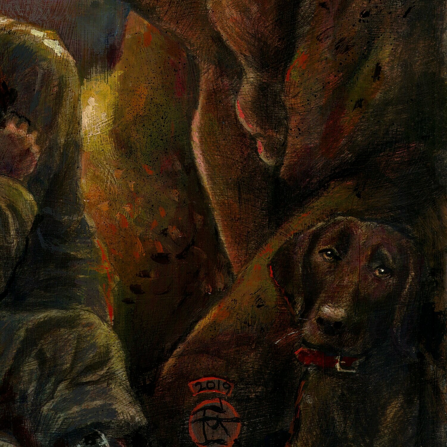"Struggle " Original Painting