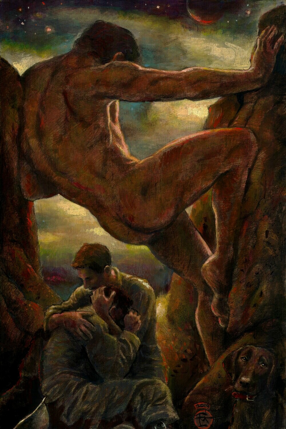 "Struggle " Original Painting