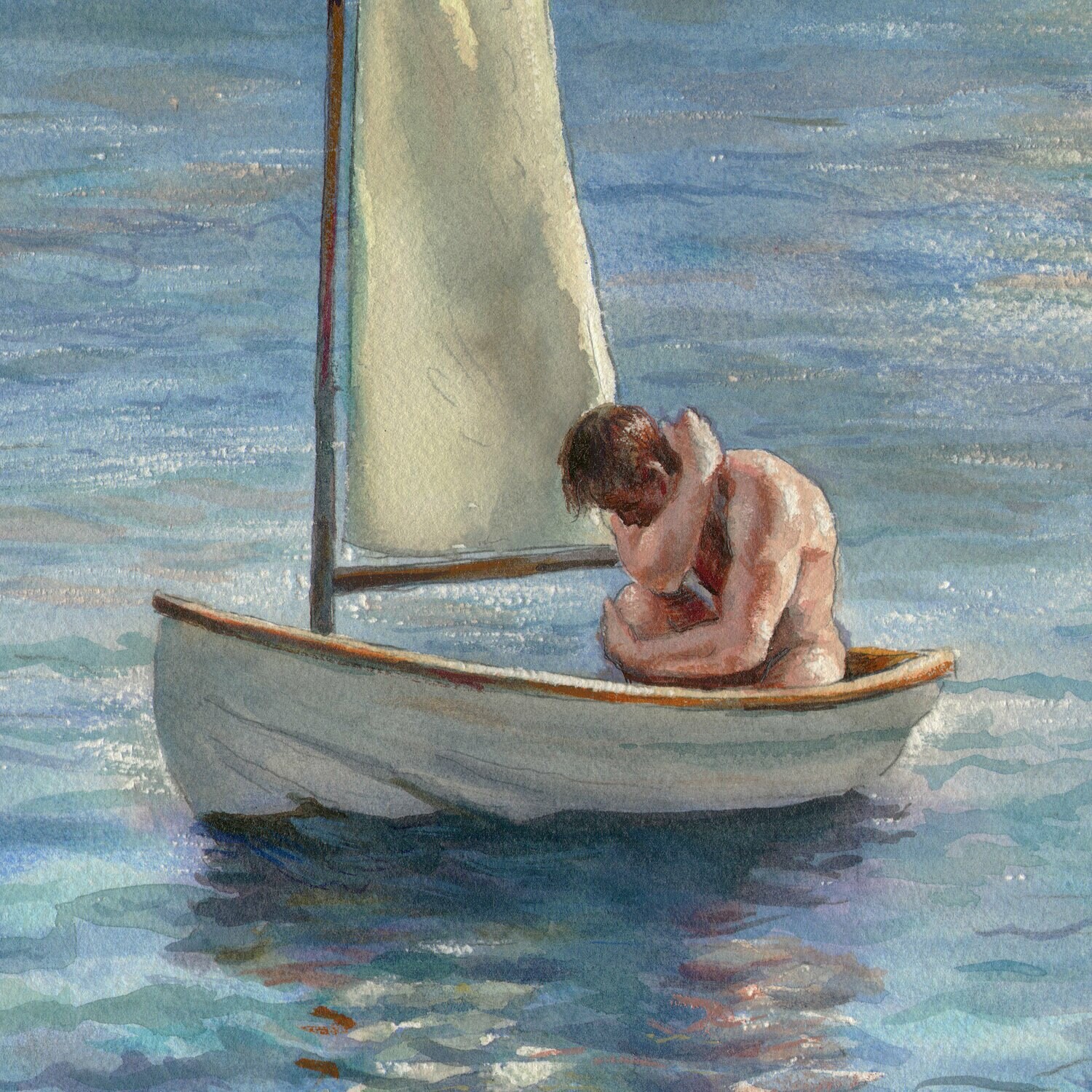 "Halfway" Original Watercolor