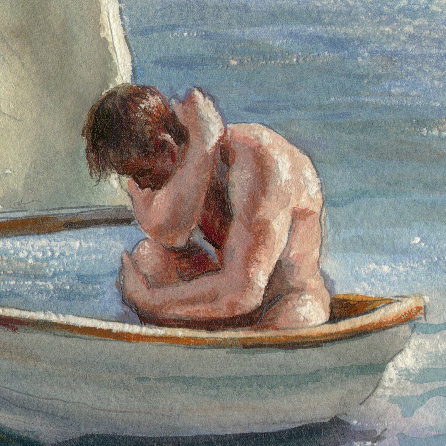"Halfway" Original Watercolor
