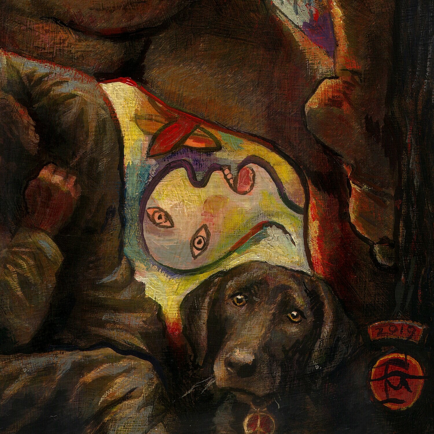 "Struggle " Original Painting