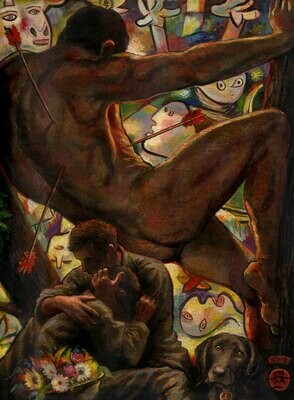 "Struggle " Original Painting