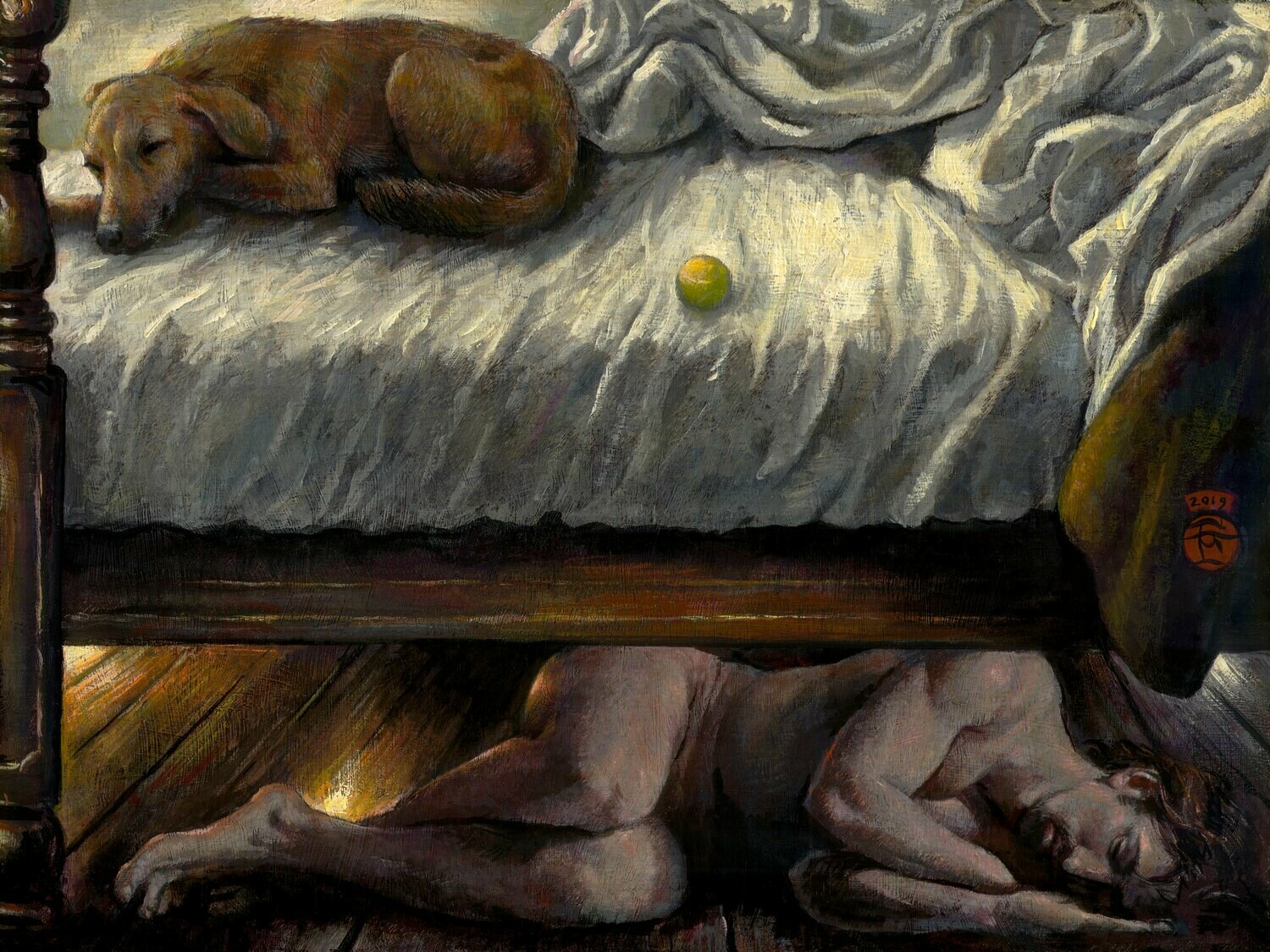 "Sleepers" Original Painting