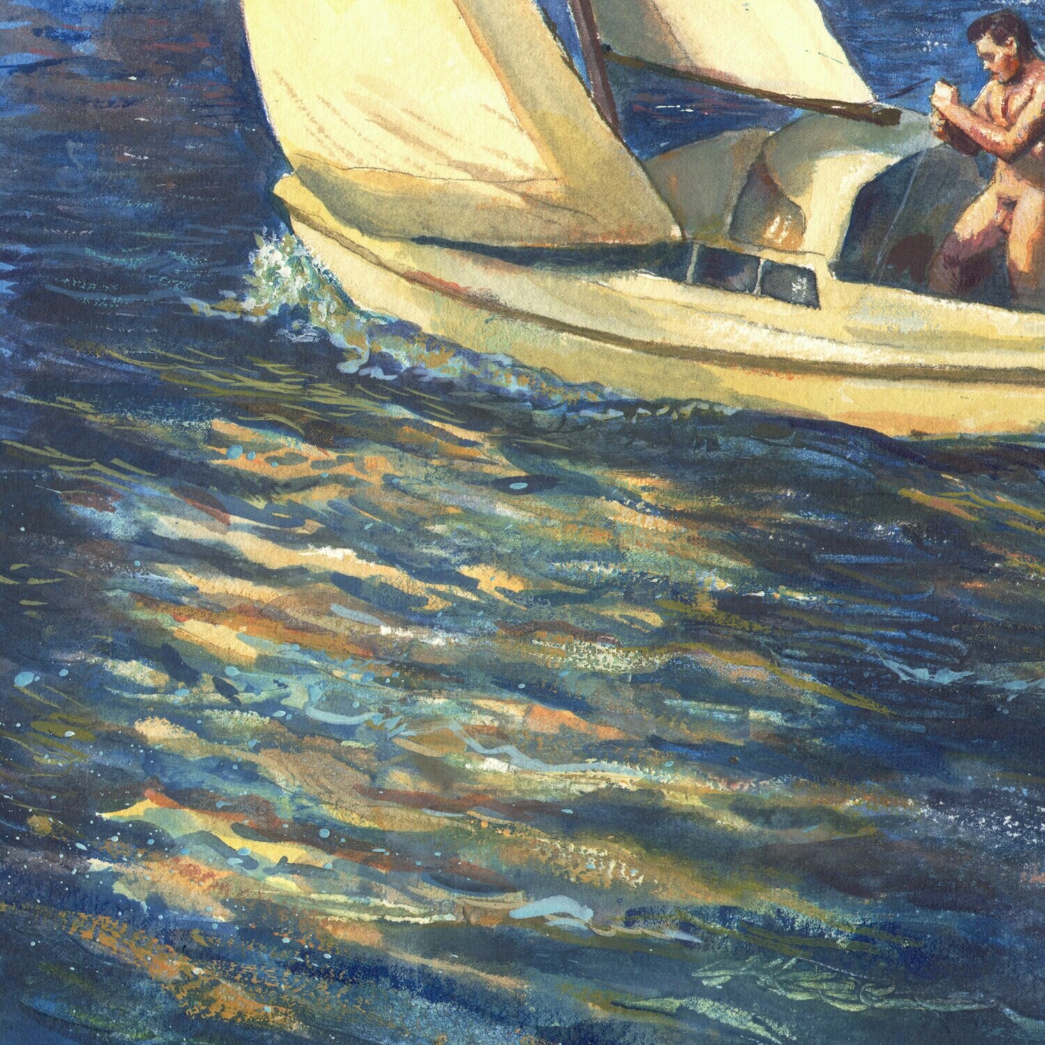 "Escape" Original Watercolor