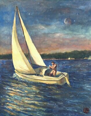 "Escape" Original Watercolor