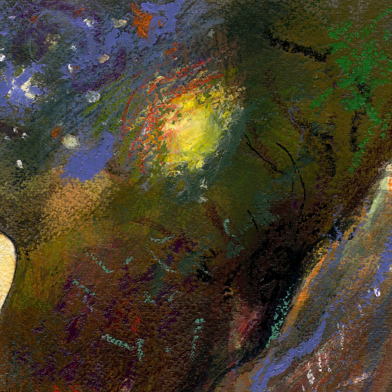 "Night Reflection" Original Mixed-Media Work