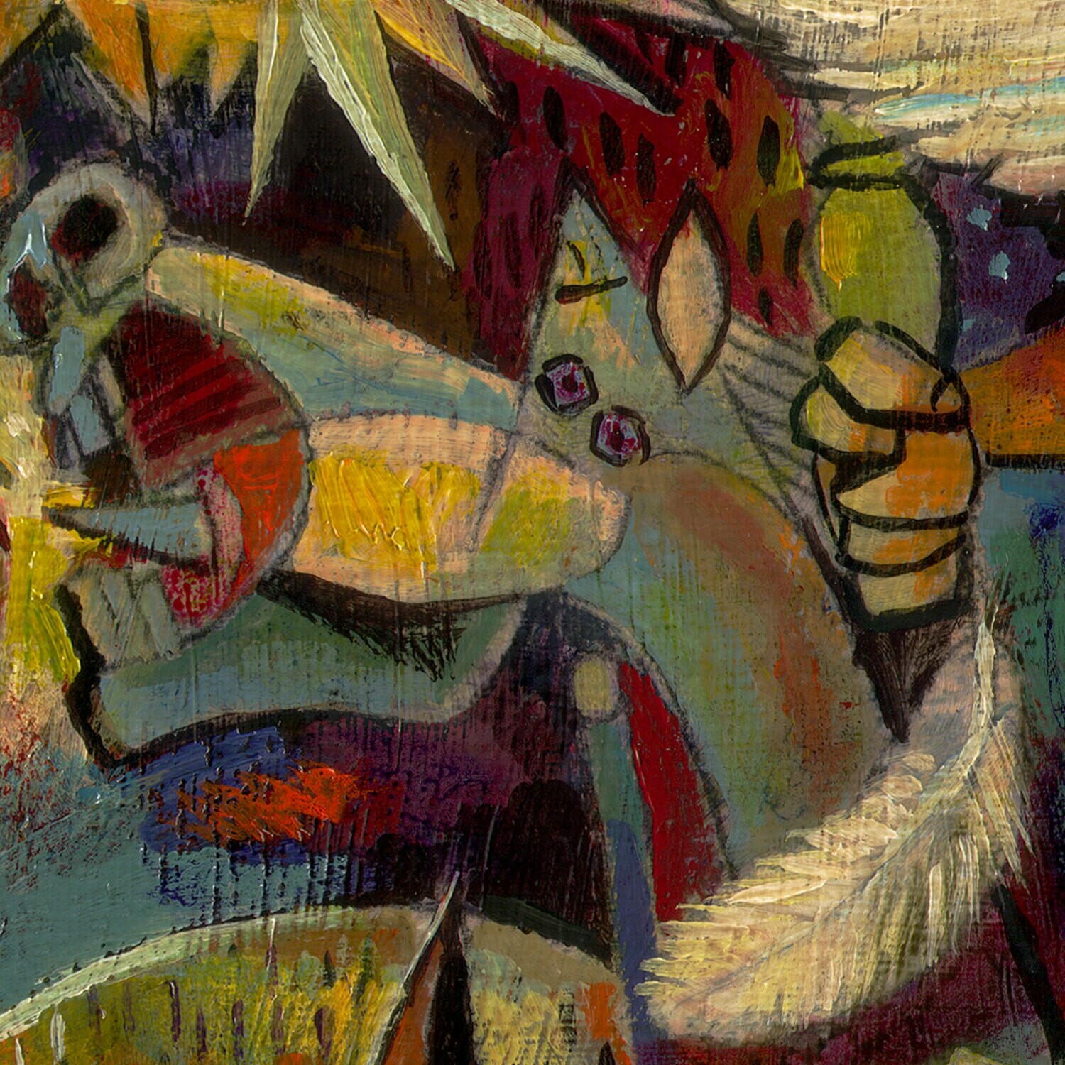 "Bird in the Hand" Original Painting