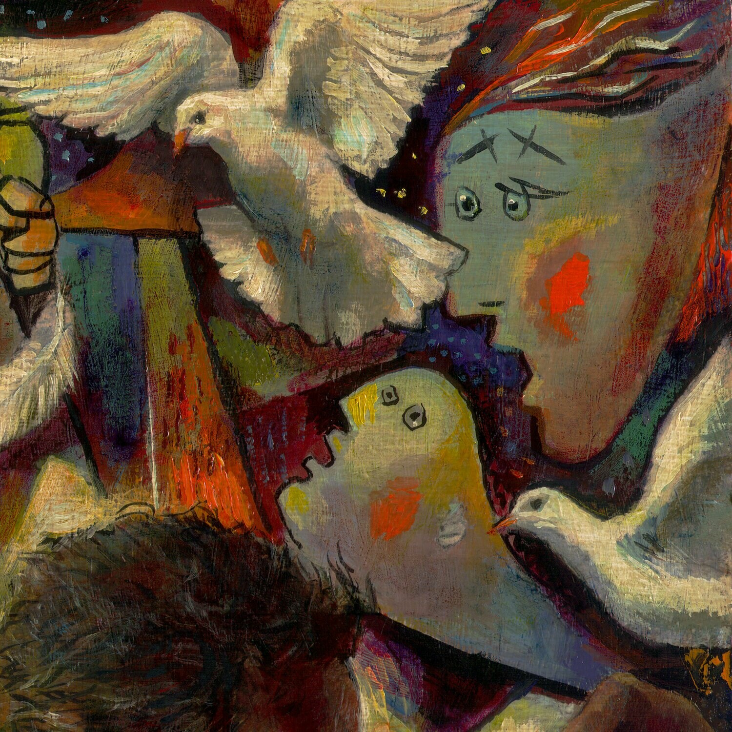 "Bird in the Hand" Original Painting